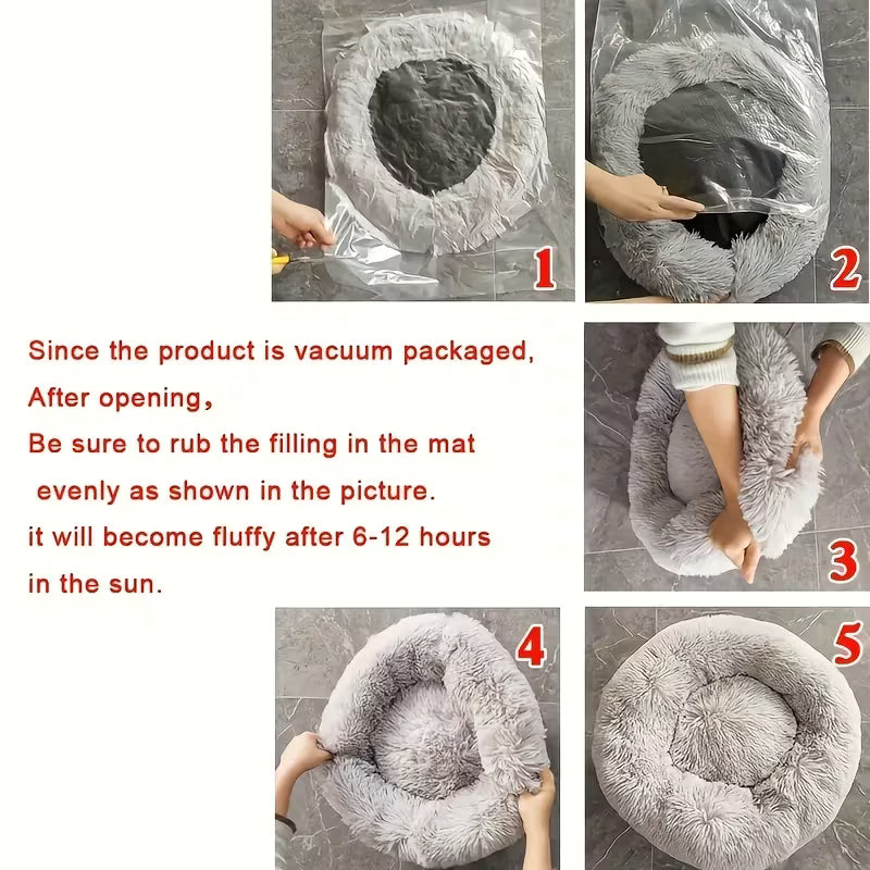 The Comfort Cocoon (Donut shaped pet bed)